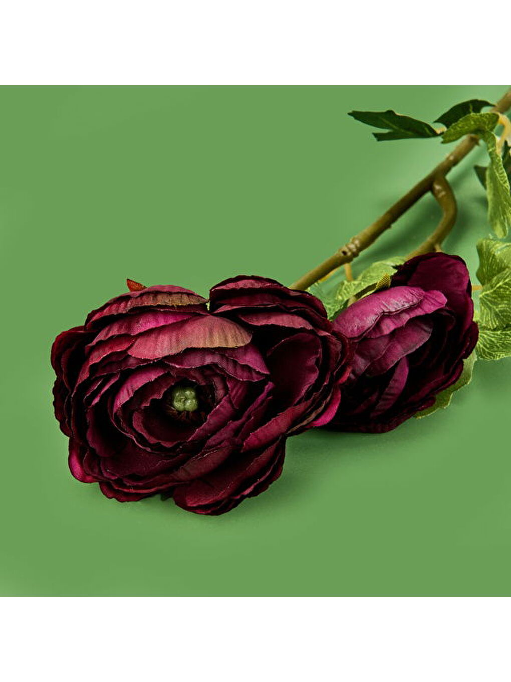 Deco Rose Dal Çiçek - Koyu Pembe - 66 cm-1