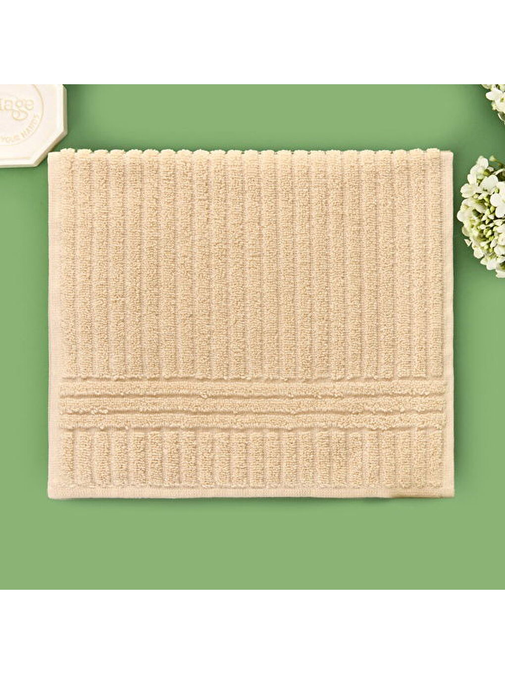 Soft Microcotton El Havlusu - Bej - 30x50 cm