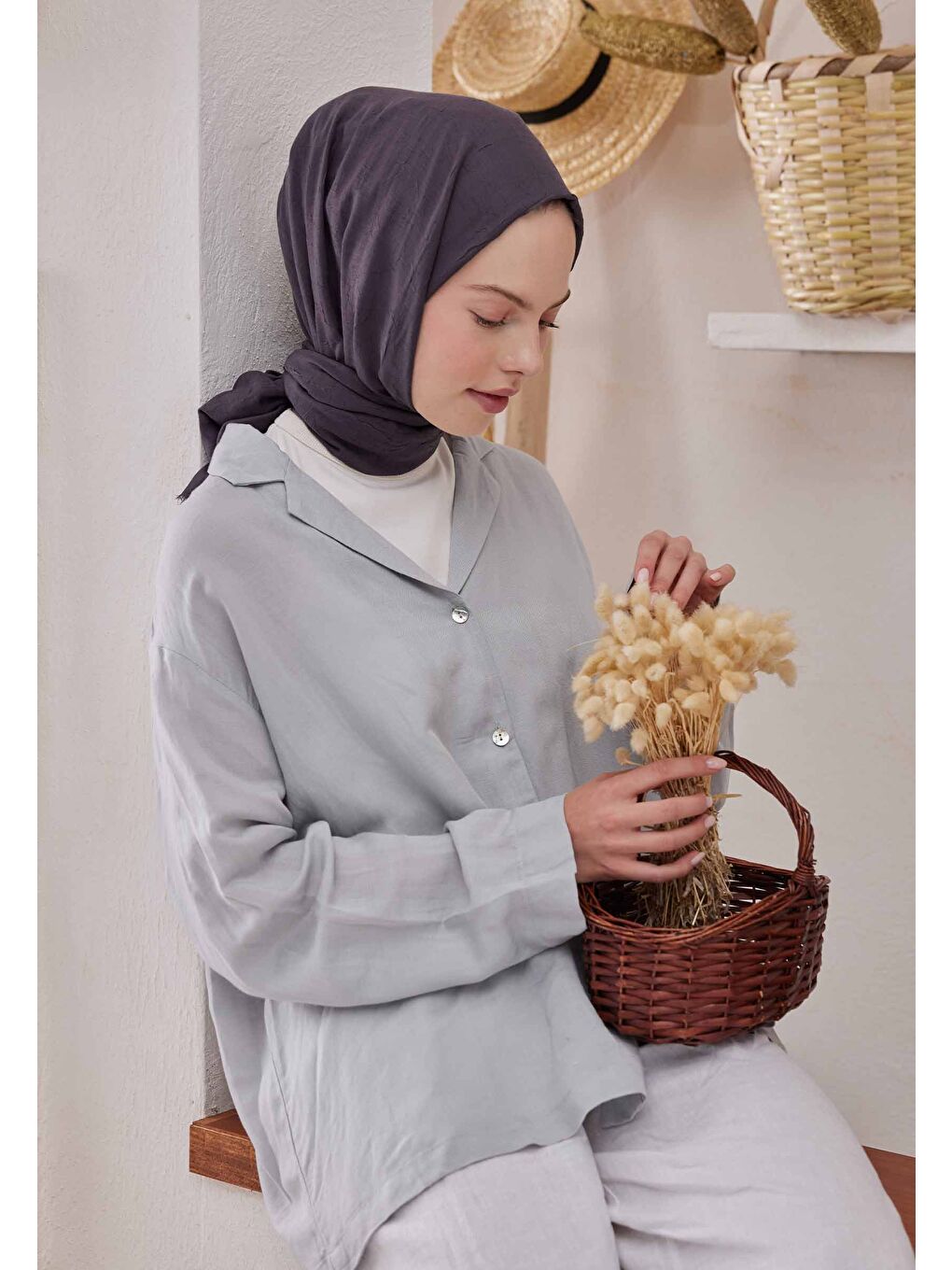 Kırmızı Bambu Şal Erik Kurusu