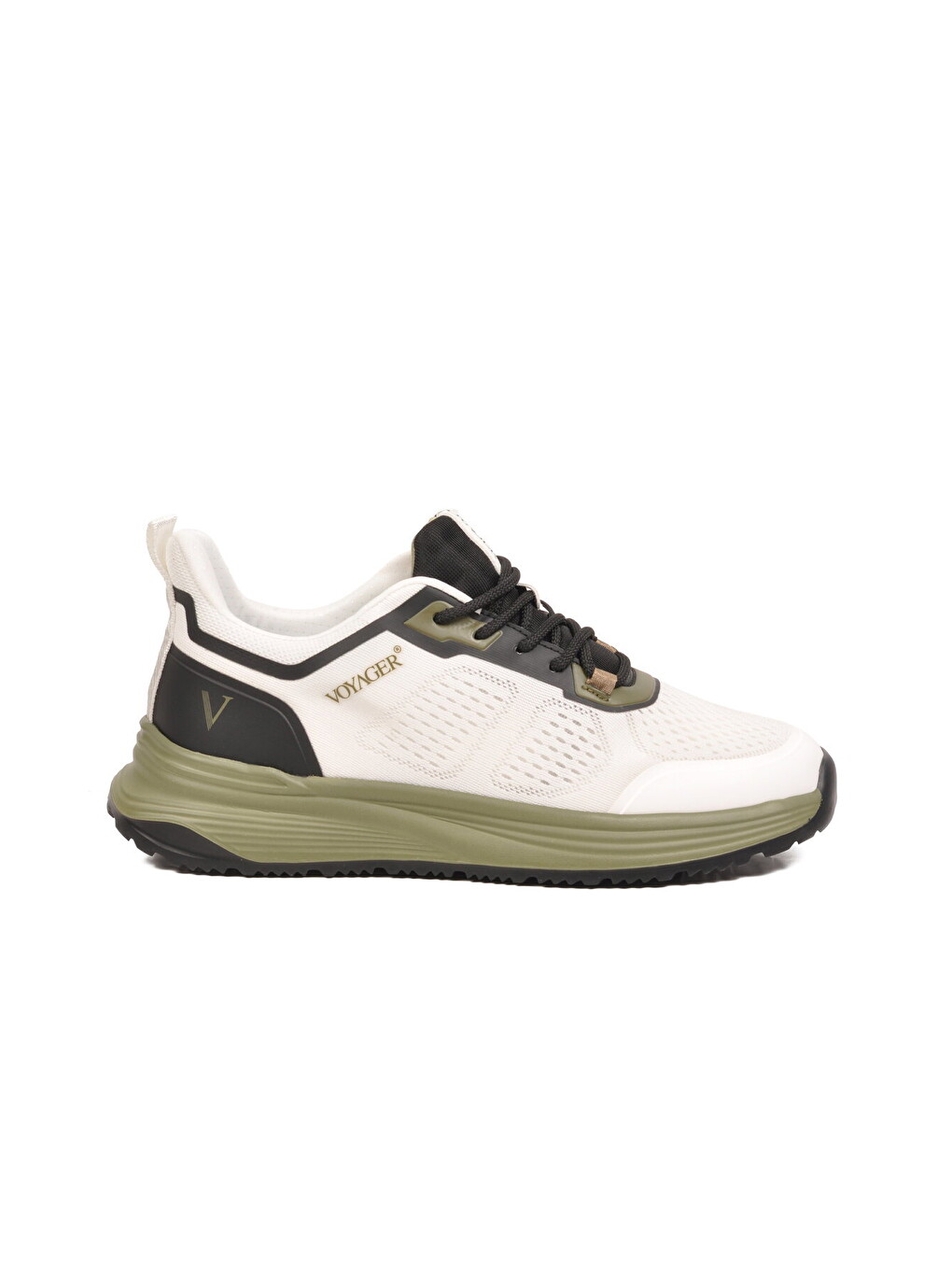 Beyaz Memory Foam Fileli Nefes Alabilen Erkek Spor Ayakkabı Sneaker E460 M