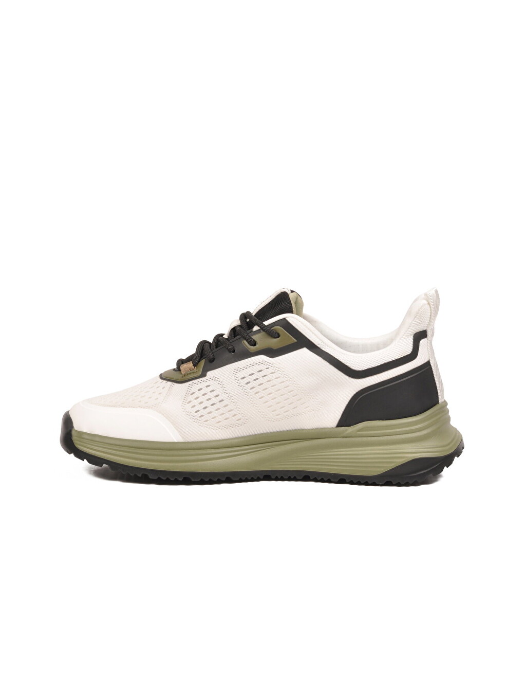 Beyaz Memory Foam Fileli Nefes Alabilen Erkek Spor Ayakkabı Sneaker E460 M-1