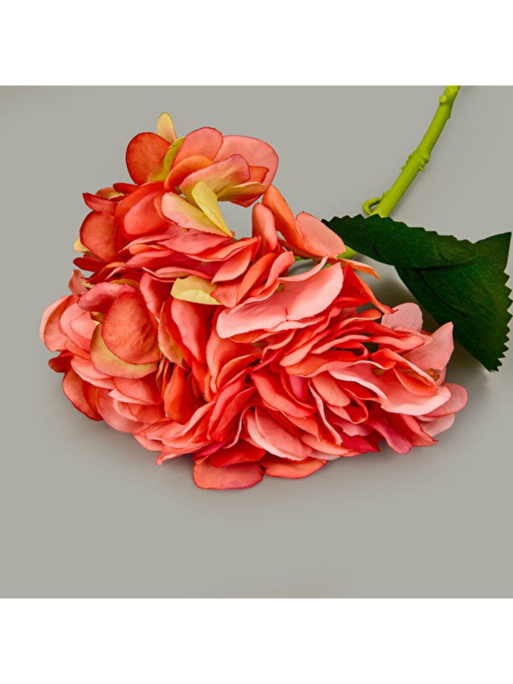 Deco Ortanca Dal Çiçek - Turuncu - 37 cm-2