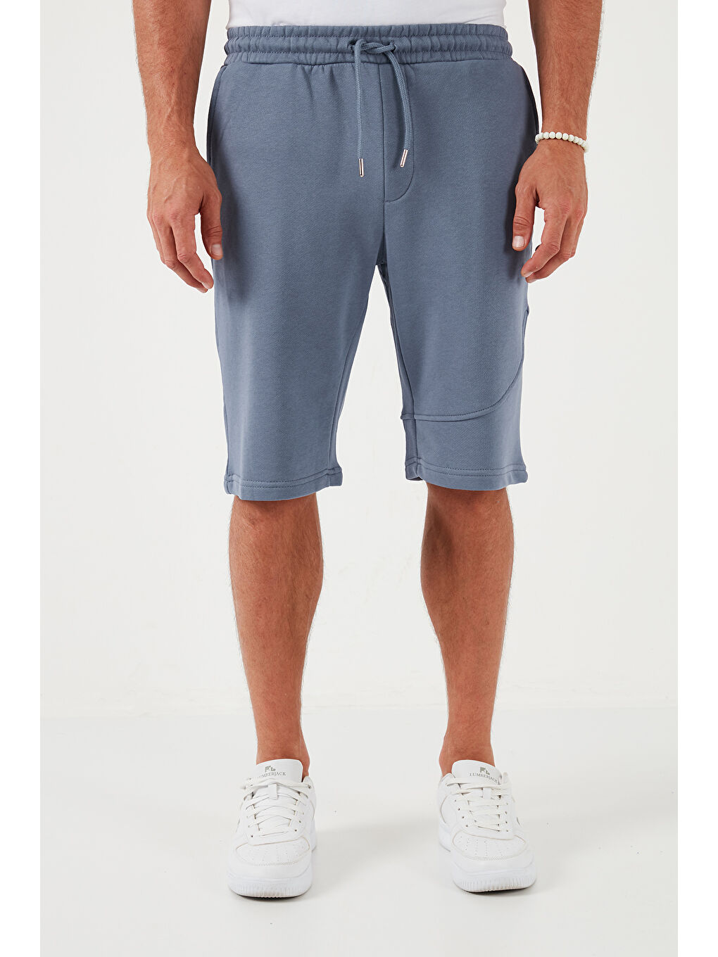 Mavi Pamuklu Regular Fit Normal Bel Cepli 2'li Paket Şort 590804142S2-1