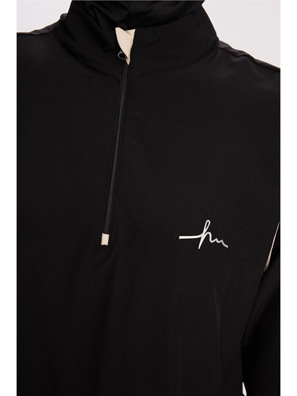 Active H-Per Fit Siyah Tesettür Tenisçi Üstü Act-43-5