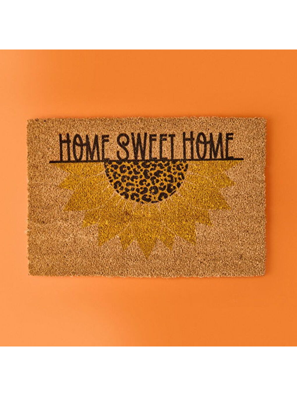 Karışık Die Sonne Koko Ayçiçeği Desenli Kapı Paspası - Renkli - 40x60 cm-1