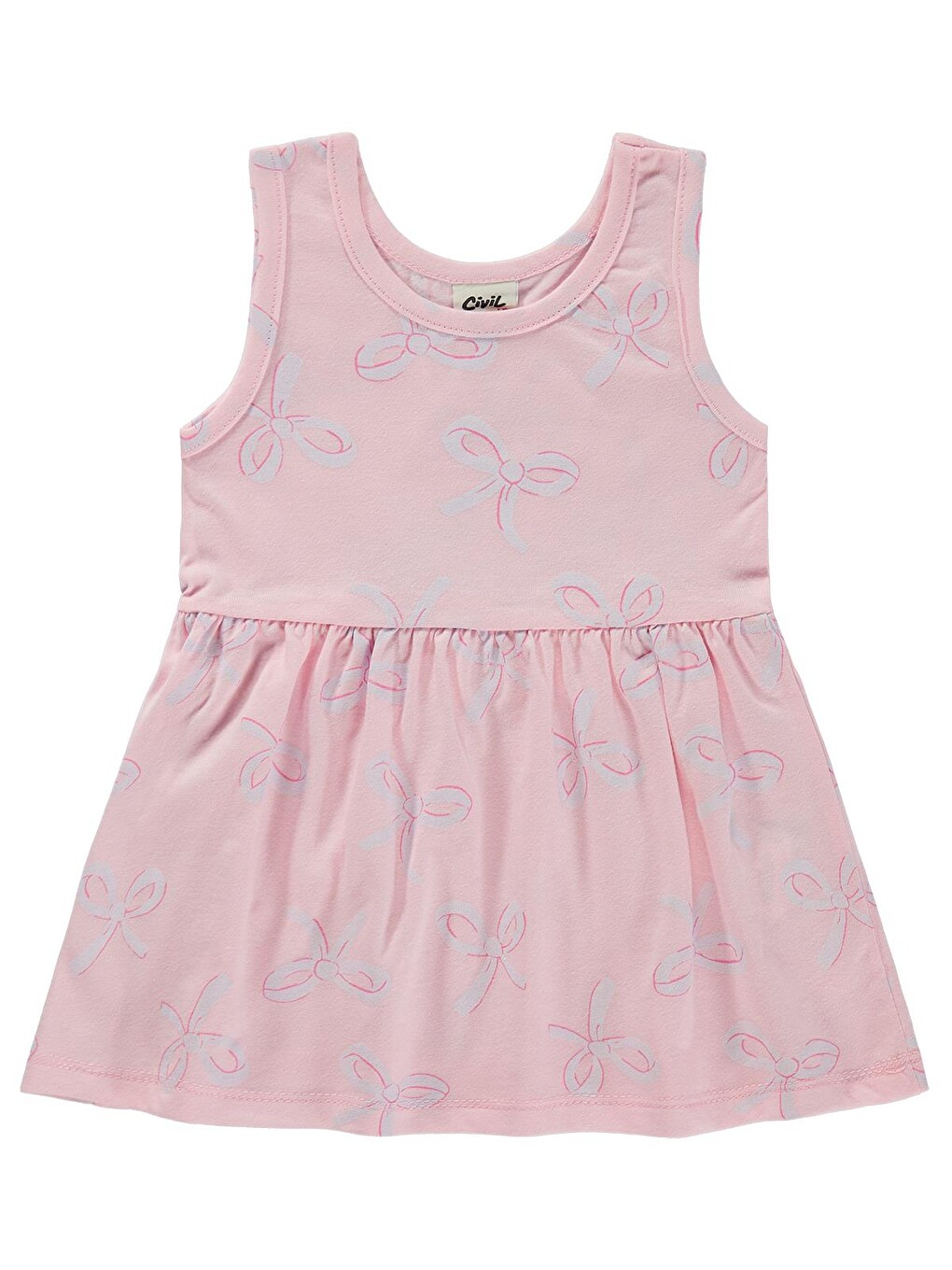 Baby Fiyonk Empirme 6-18 Ay Elbise - Pembe
