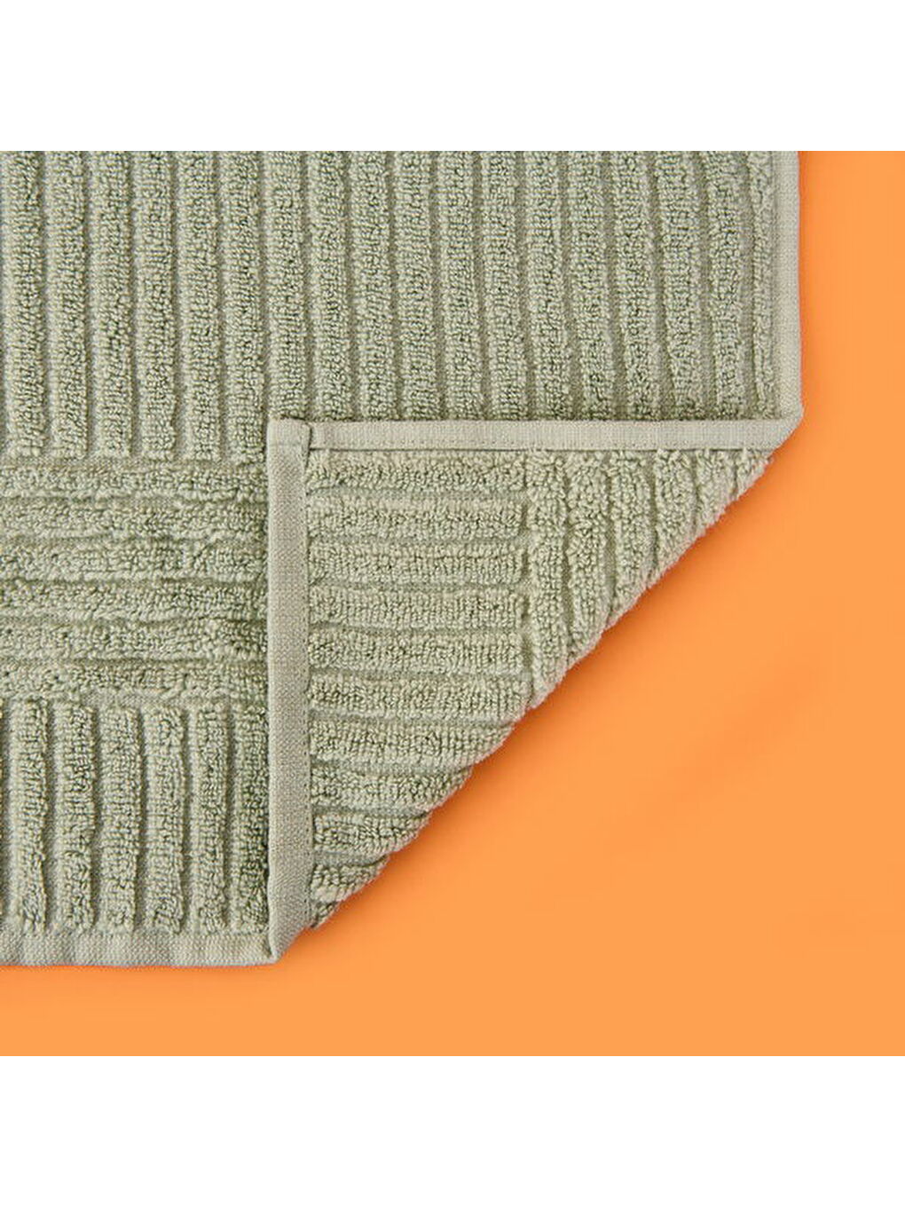 Soft Microcotton Yüz Havlusu - Yeşil - 50x90 cm-2