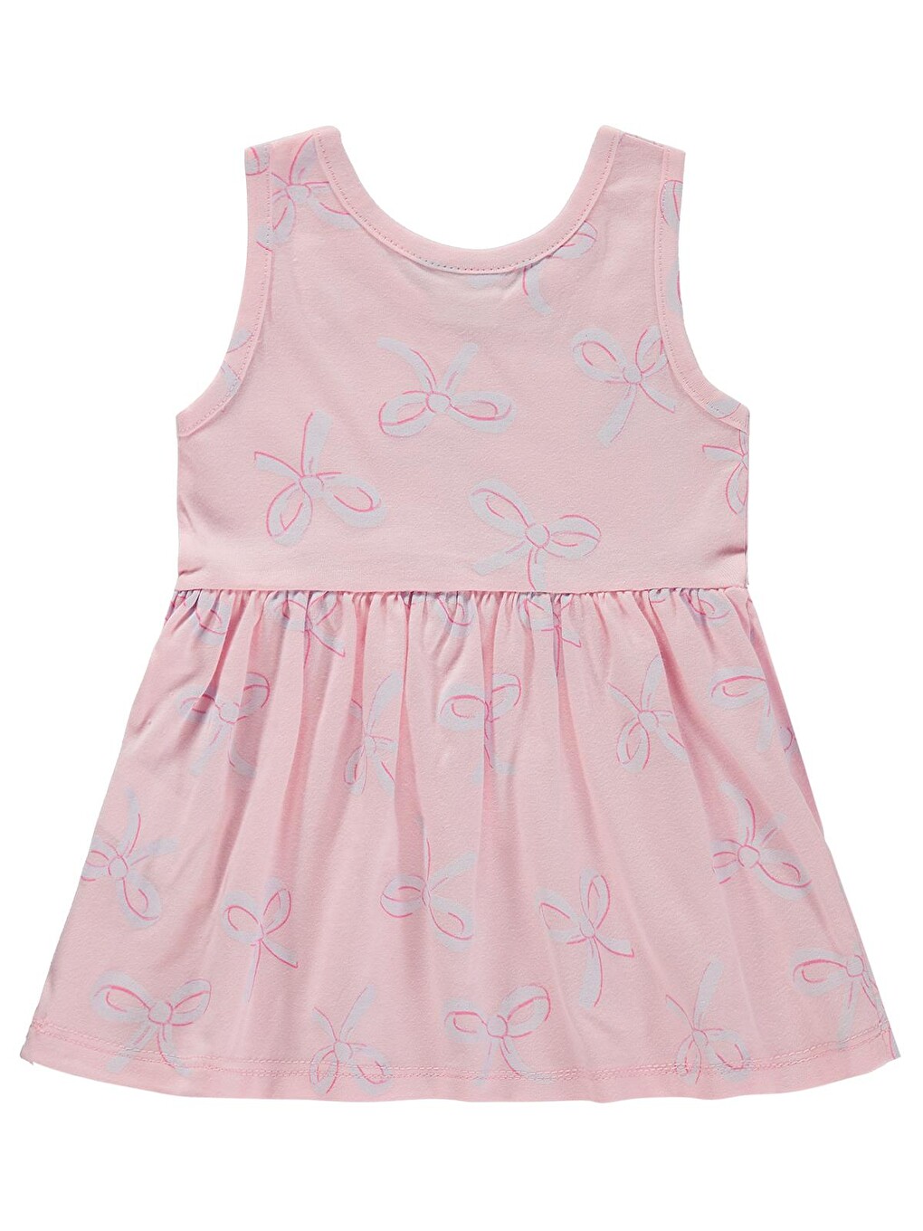 Baby Fiyonk Empirme 6-18 Ay Elbise - Pembe-1