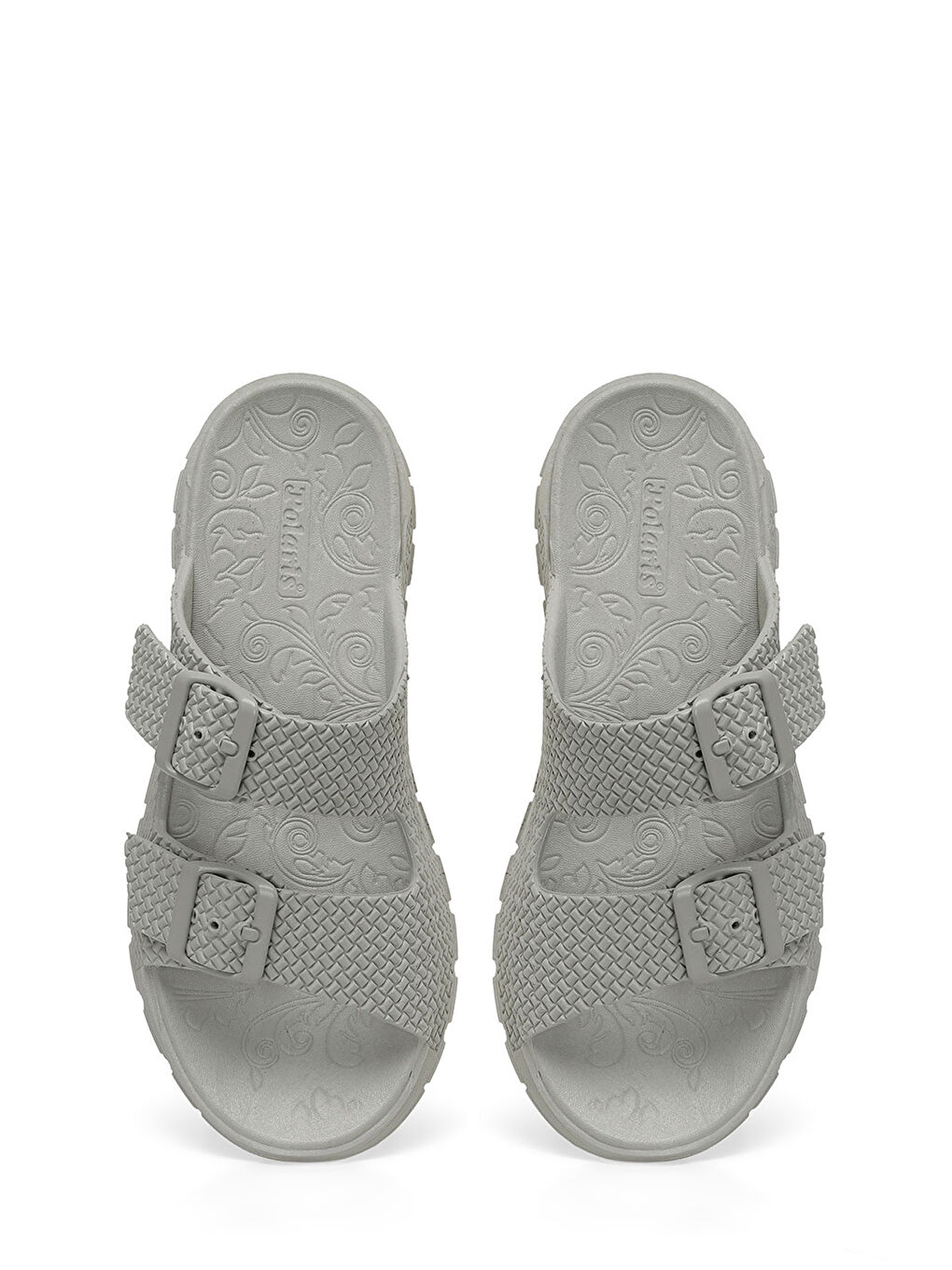 405288.Z4FX Gri Kadın Terlik-3