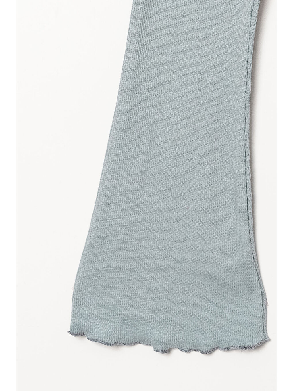 Kız Bebek Gri Fitilli Kumaş Geniş Paça 1-5 Yaş Tayt 3540-1-2