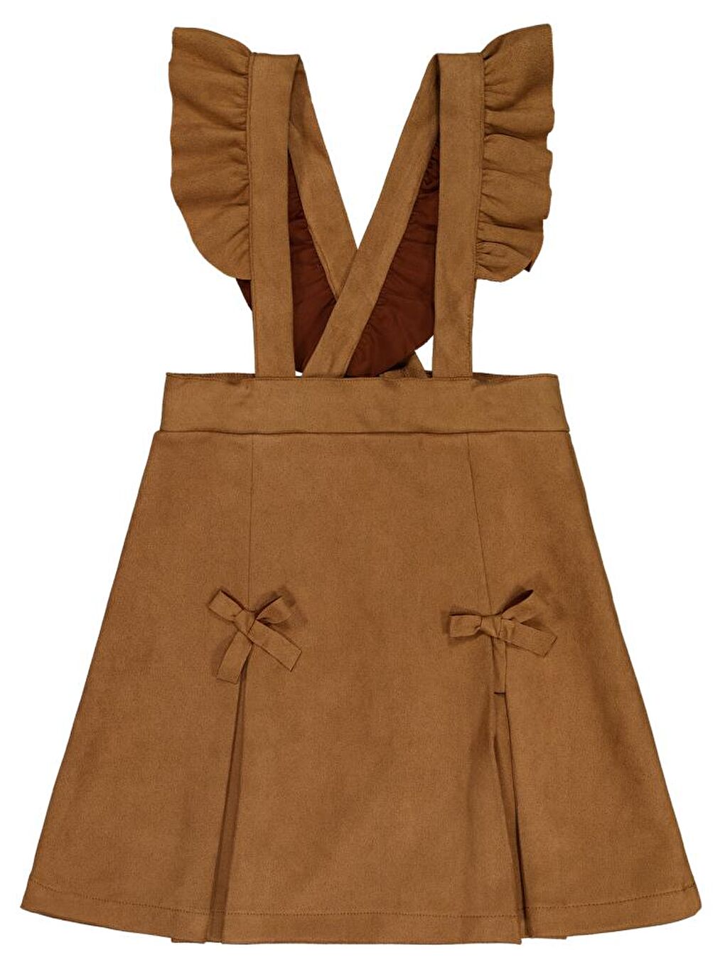 Kahverengi Girls 6-9 Yaş Elbise