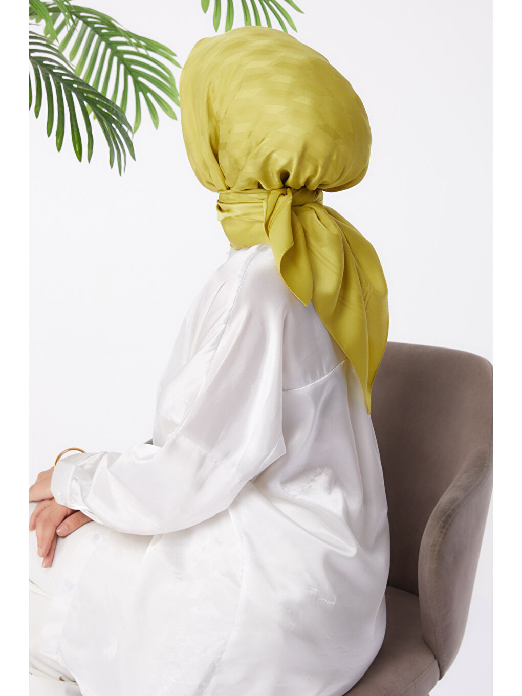 Eşarp Yağ Yeşili - 26018-3