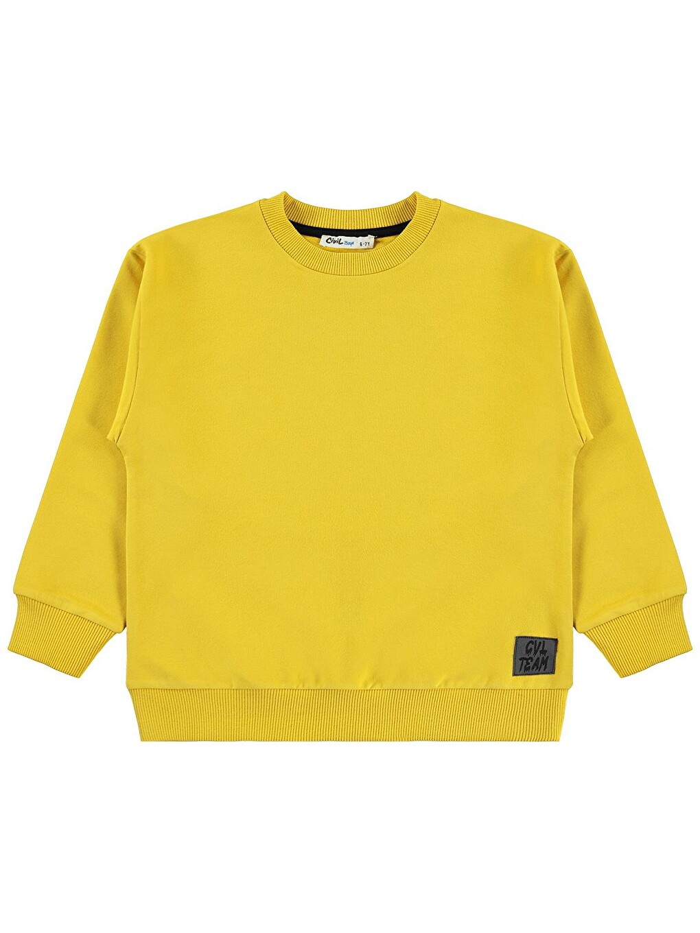 Kahverengi Boys Armalı 6-9 Yaş Sweatshirt - Hardal