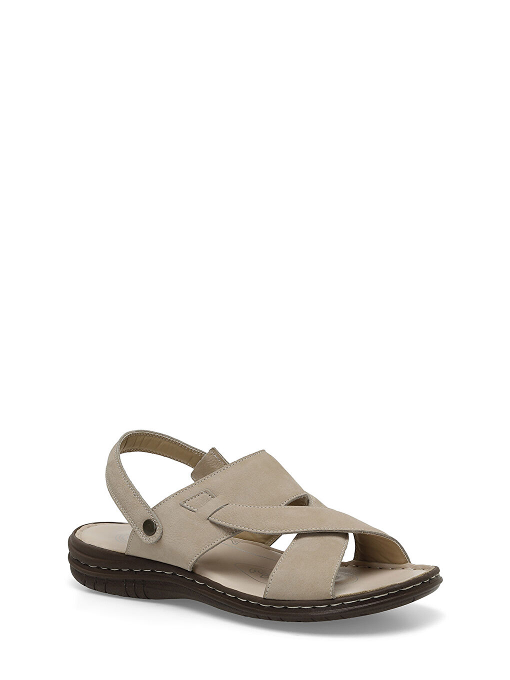 Bej 160318N.M 4FX Kum Erkek Sandalet-1