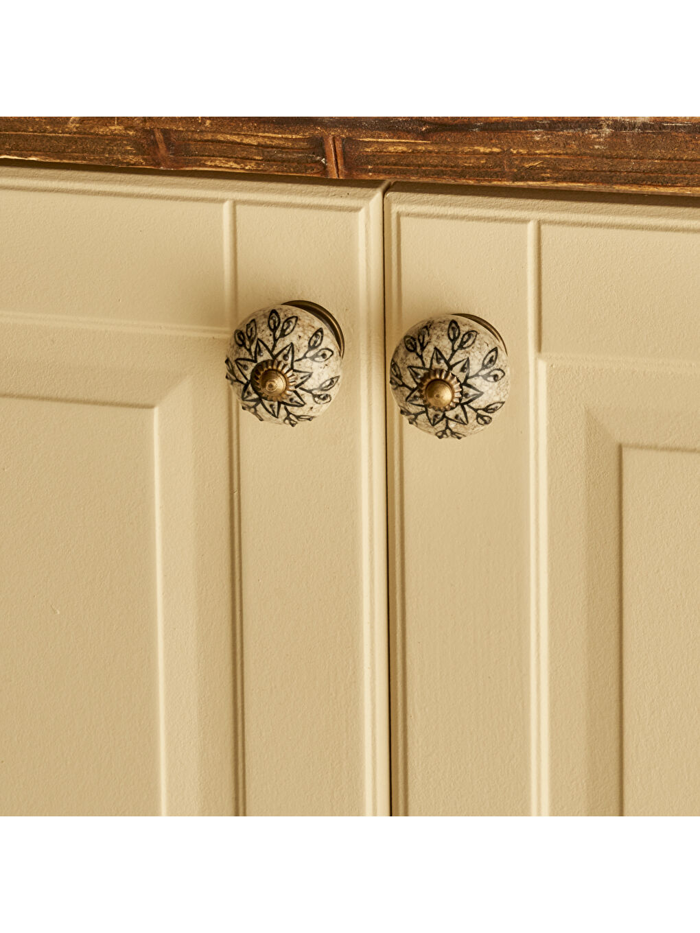 Ekru Gia Kulp 4'lü Krem (6,5x4x4 cm)-1