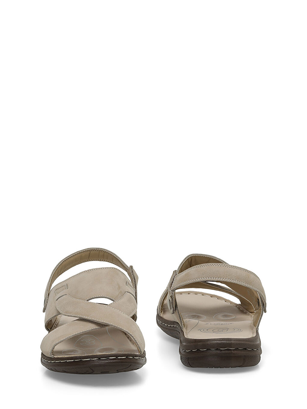 Bej 160318N.M 4FX Kum Erkek Sandalet-4