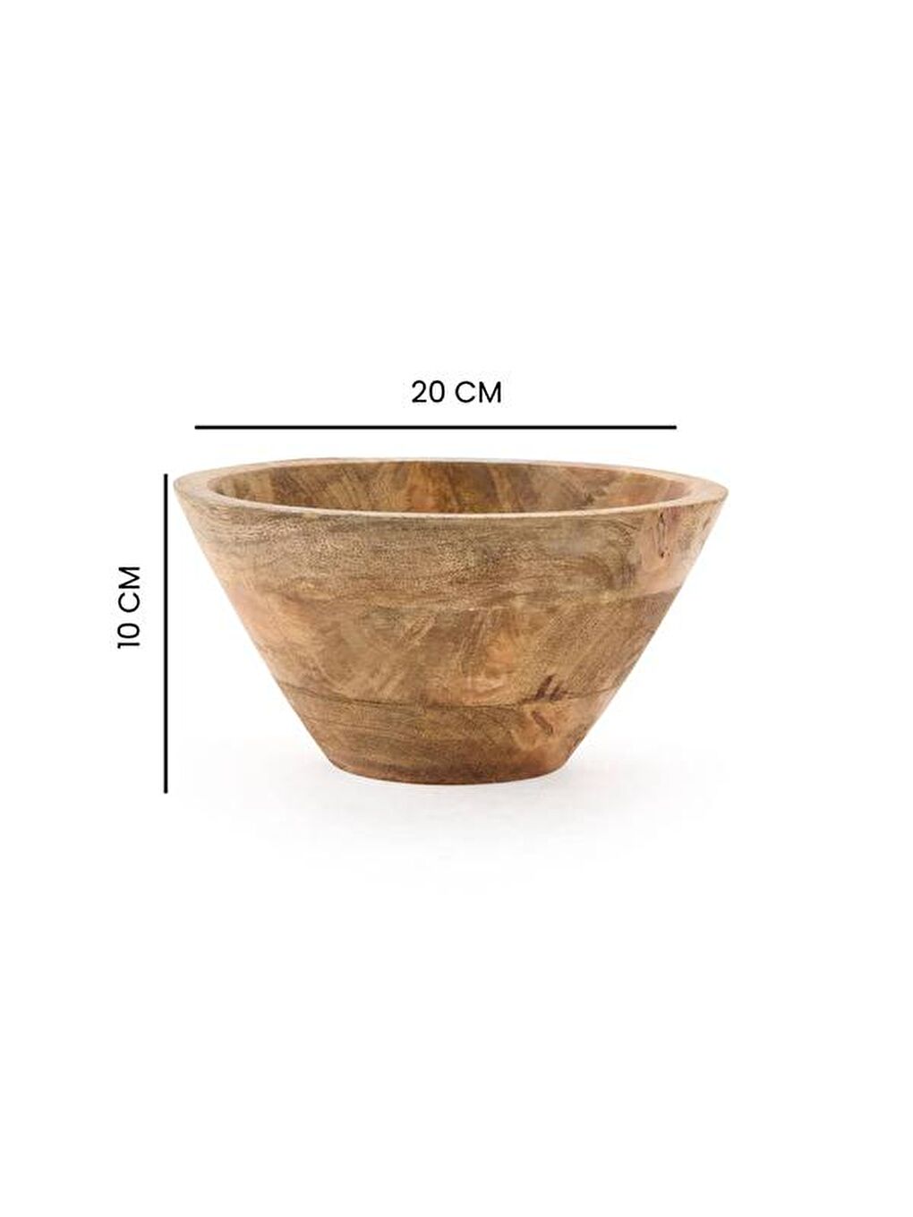 Mango Kase - Kahverengi - 20x10 cm-4