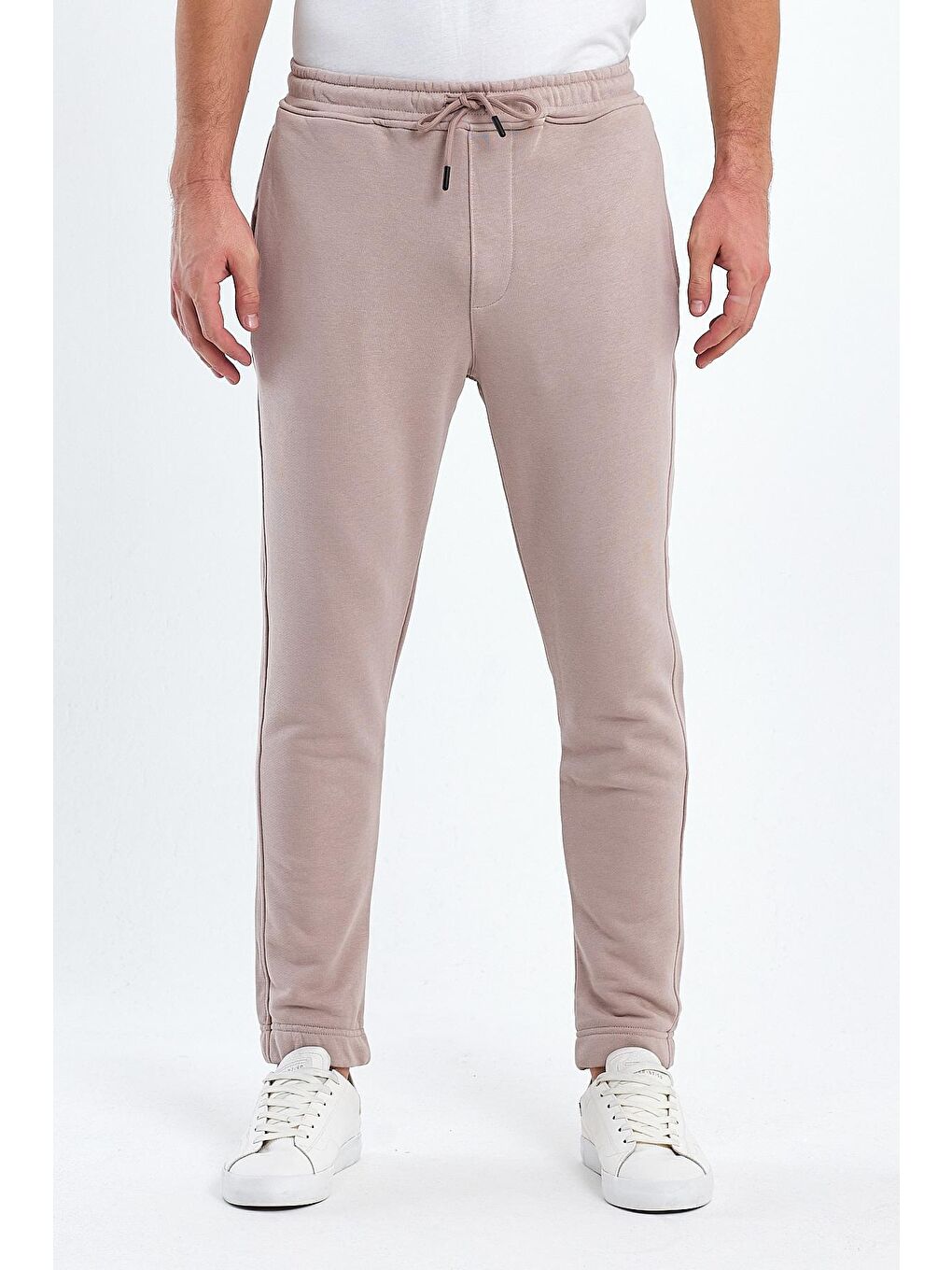 Pembe Lastikli Erkek Alt Eşofman