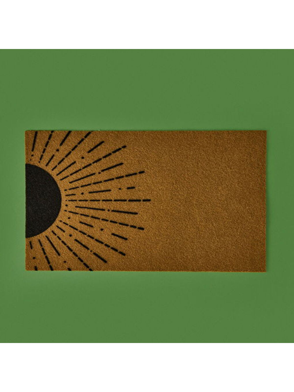 Güneş Halfsun Kapı Paspası - Bej / Siyah - 35x60 cm