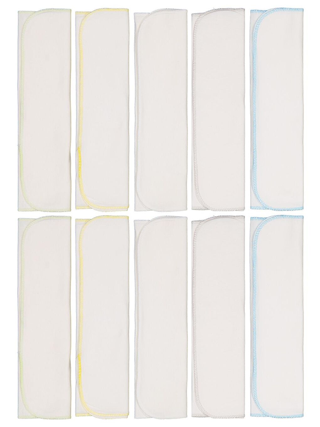 Penye 10lu 28*28 Ağız Mendili - Mavi Standart