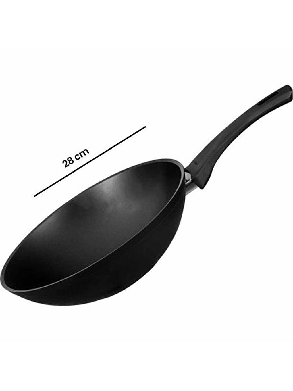 Milas Wok Tava - Siyah - 28 cm-2