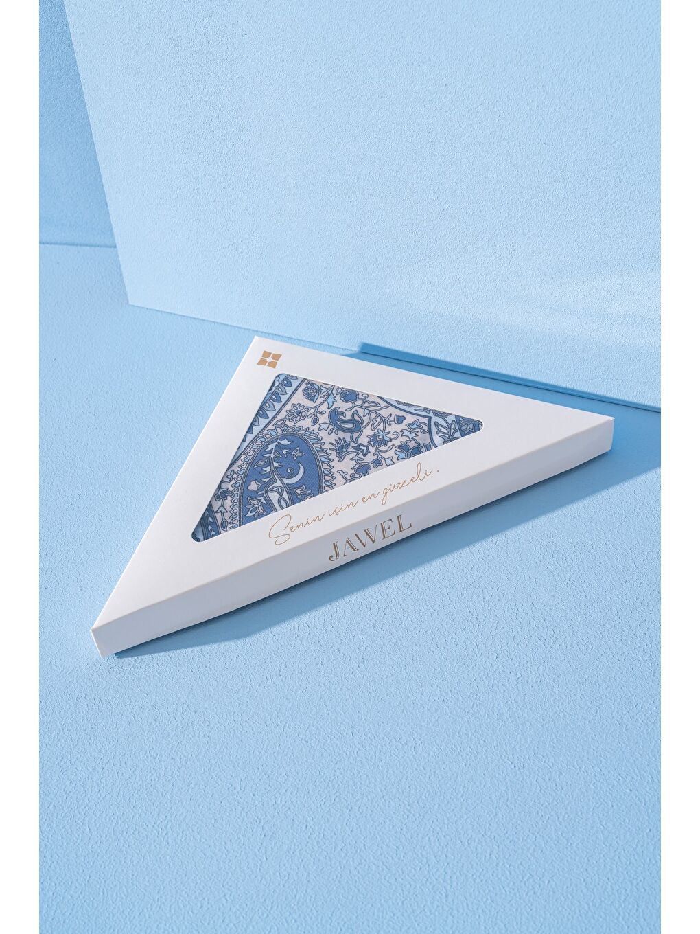 Mavi Kadın Etnik Desen Soft Şal Prusa 152.04.0003-2