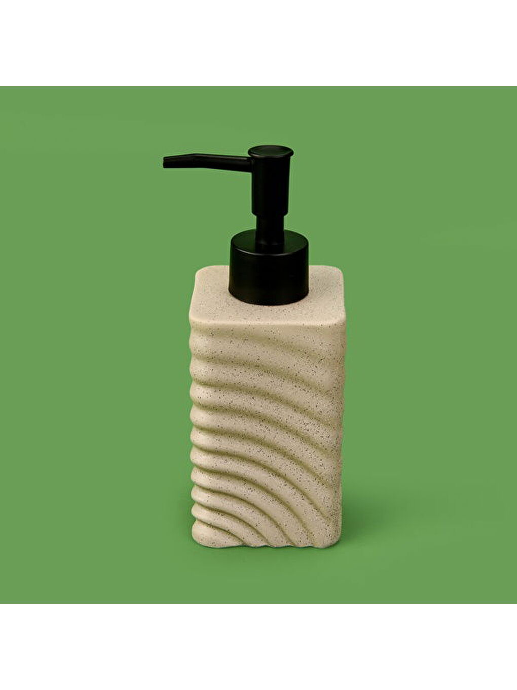 Gri Bath 2'li Stantlı Banyo Aksesuar Seti - Bej-3