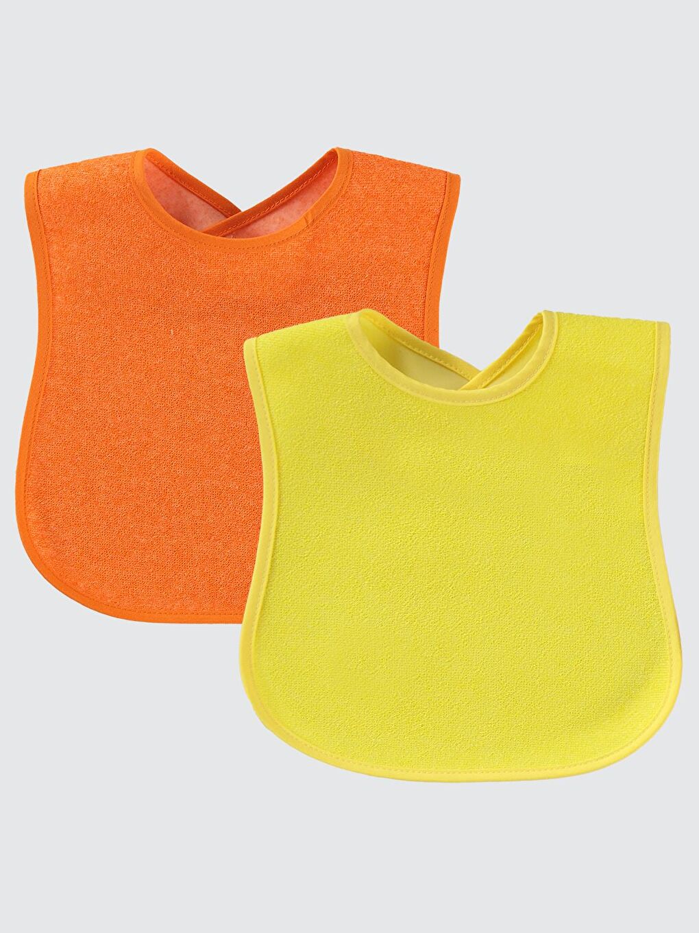 Baby Basıc Renkli Mama Önlüğü - Turuncu Standart