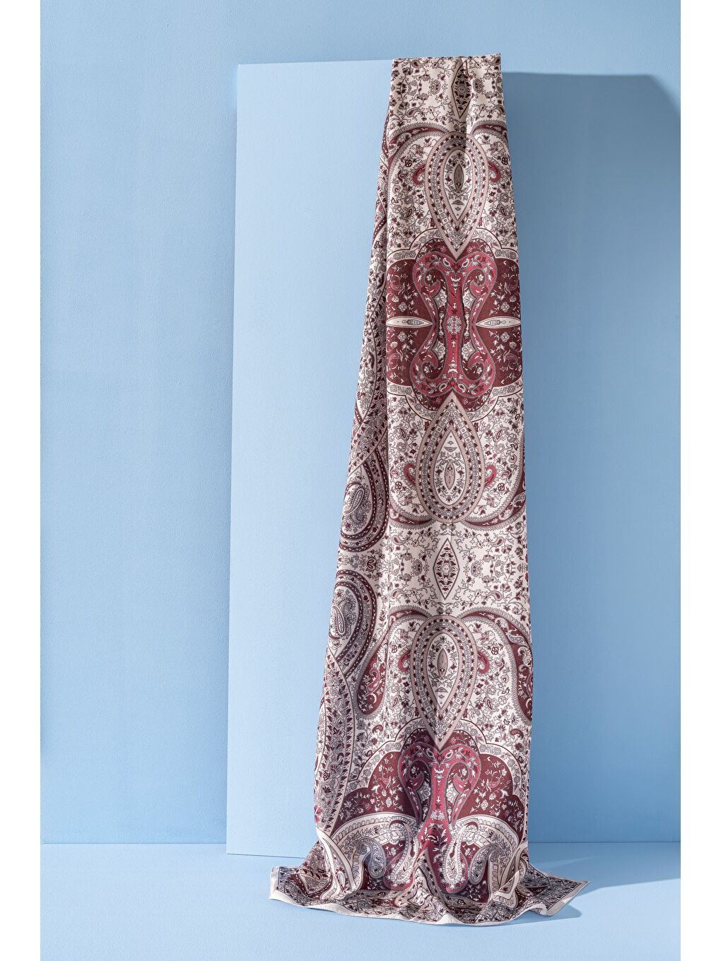 Ekru Kadın Etnik Desen Soft Şal Prusa 152.04.0003