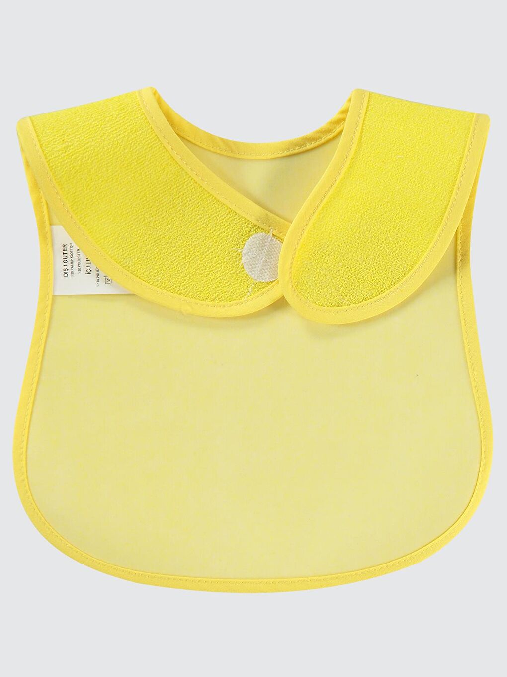 Baby Basıc Renkli Mama Önlüğü - Turuncu Standart-1