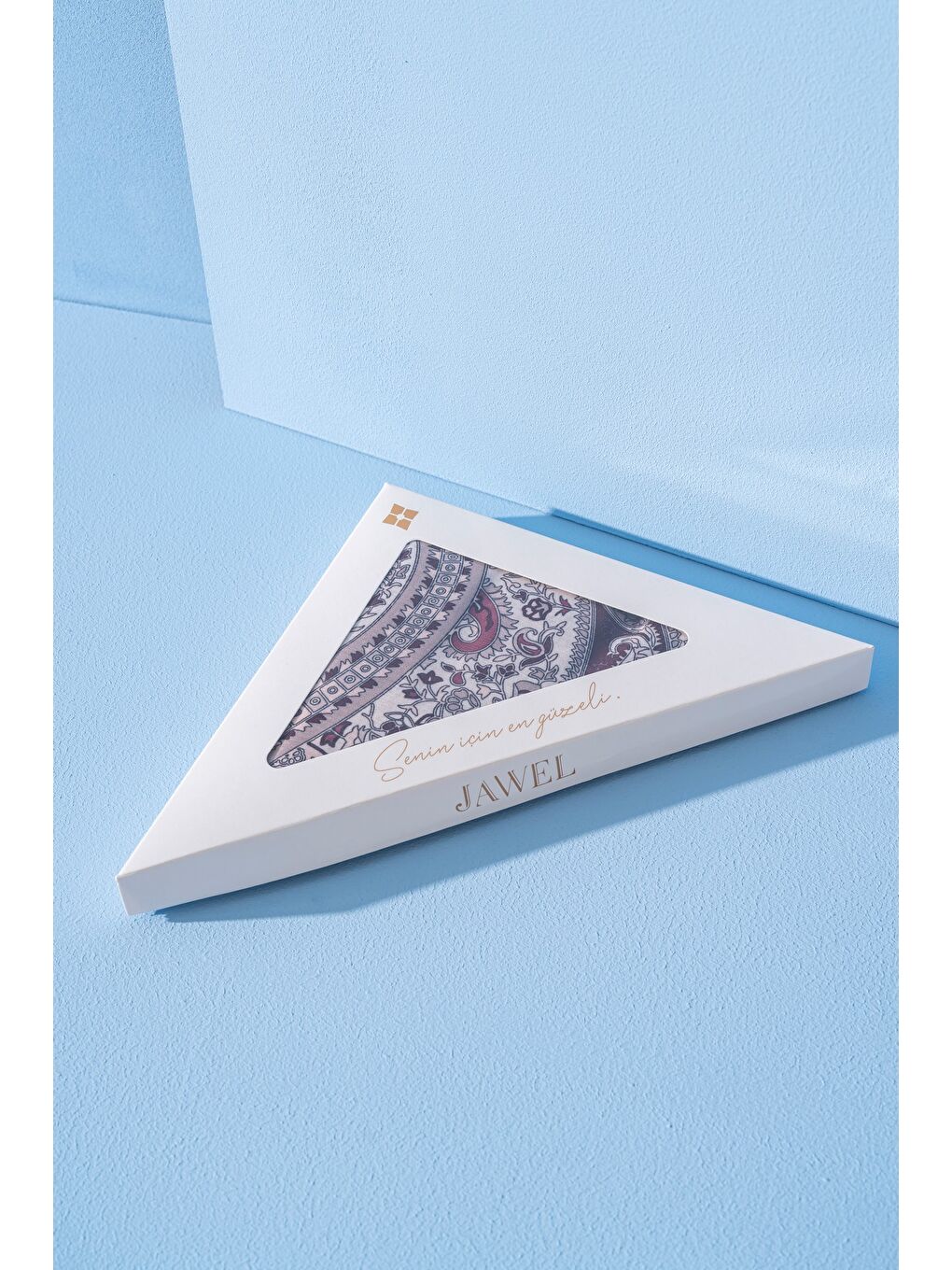 Ekru Kadın Etnik Desen Soft Şal Prusa 152.04.0003-2