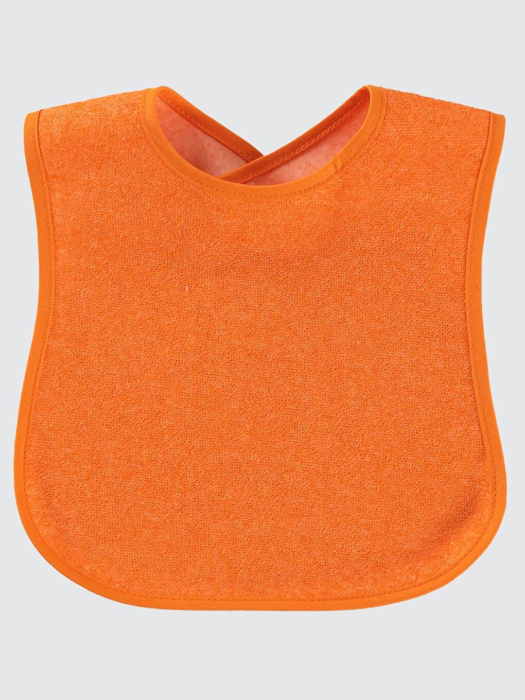 Baby Basıc Renkli Mama Önlüğü - Turuncu Standart-3
