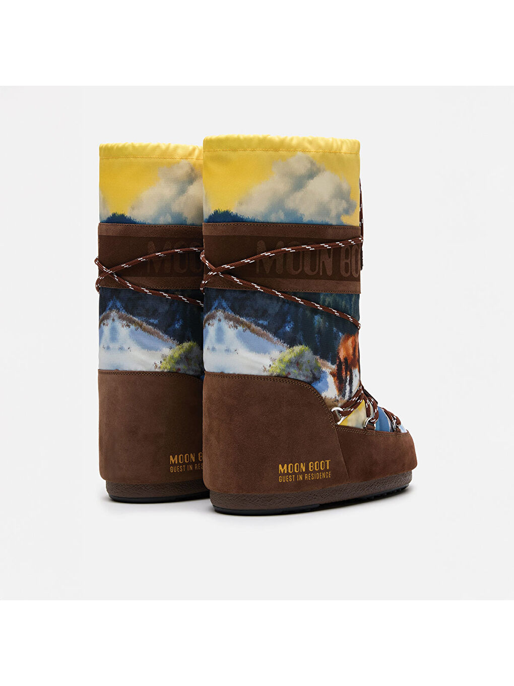 Kahverengi Kadın Bot 80D1403090-M062 MB X GIR ICON Hight Post Card Cocoa-1