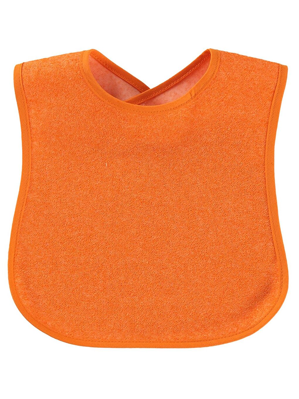 Baby Basıc Renkli Mama Önlüğü - Turuncu Standart-5