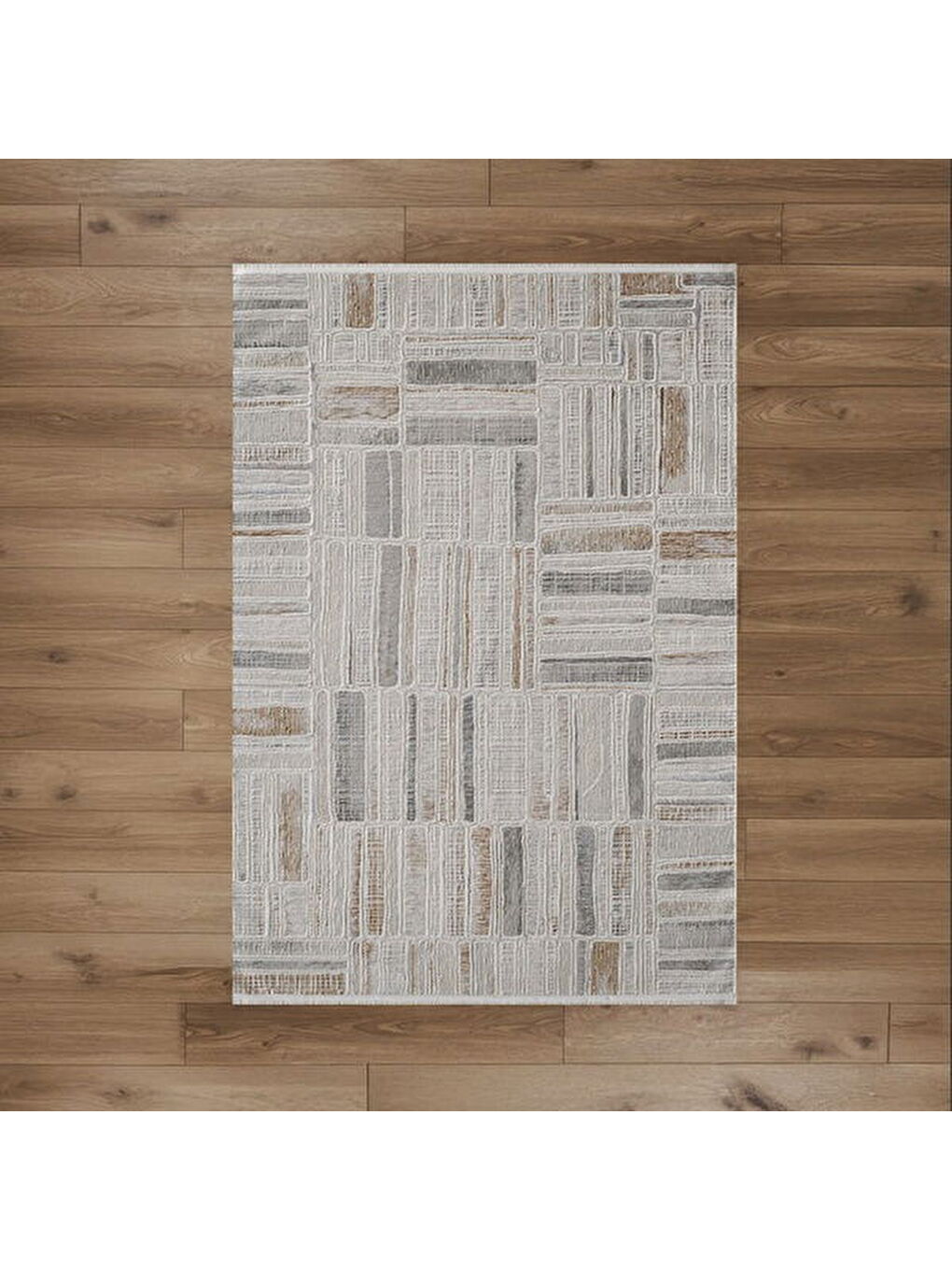 London Riyolit Tozumaz Antialerjik Halı - Gri - 160x230 cm