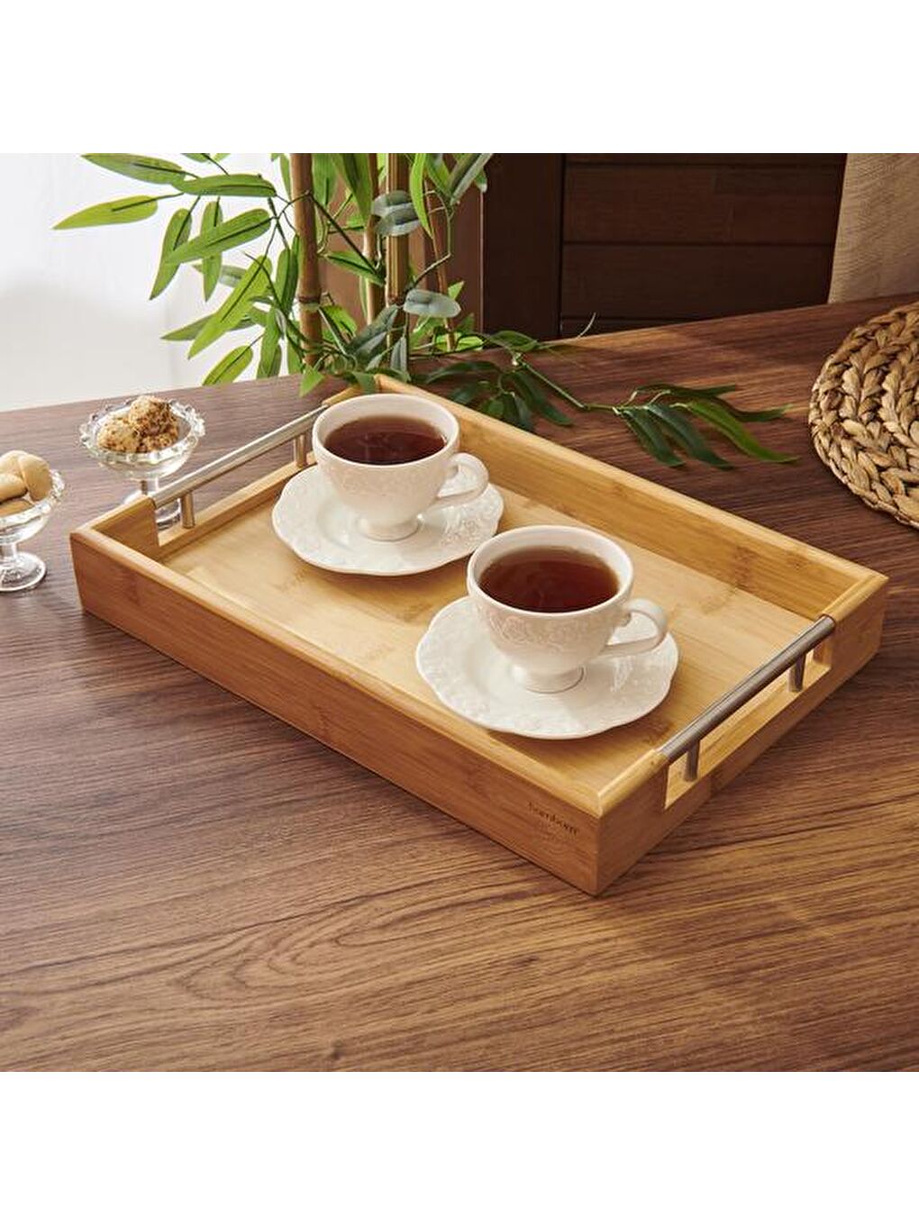 Cannon Küçük Tepsi - Kahverengi - 38 cm