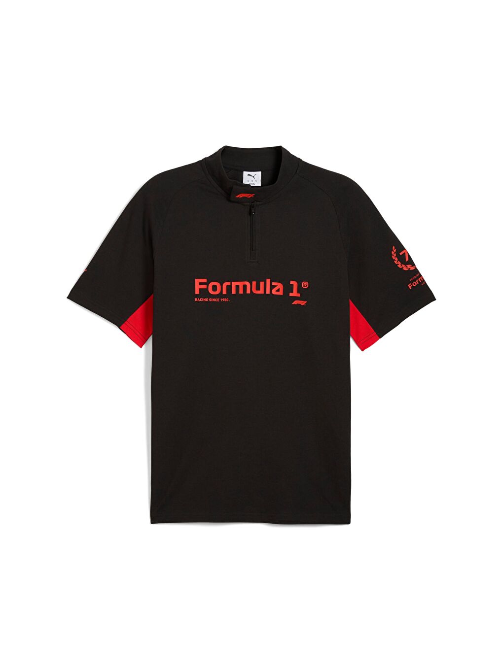 Siyah F1® 75yrs Erkek Standart Kesim Polo