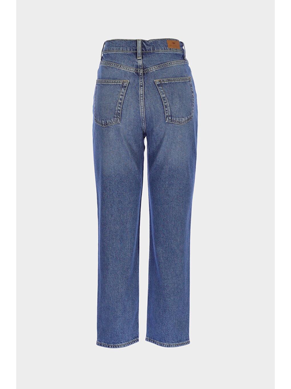 Sydney Yüksek Bel Orta Mavi Patı Fermuarlı Slim Fit Jean Pantolon C 4529-092-1