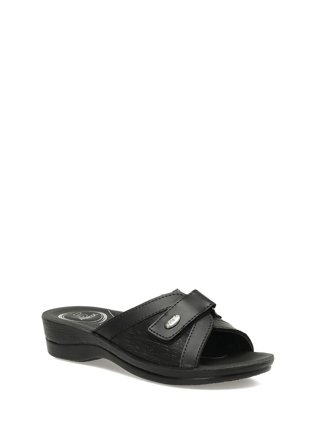 407011.Z5FX Siyah Kadın Ev Terliği-1