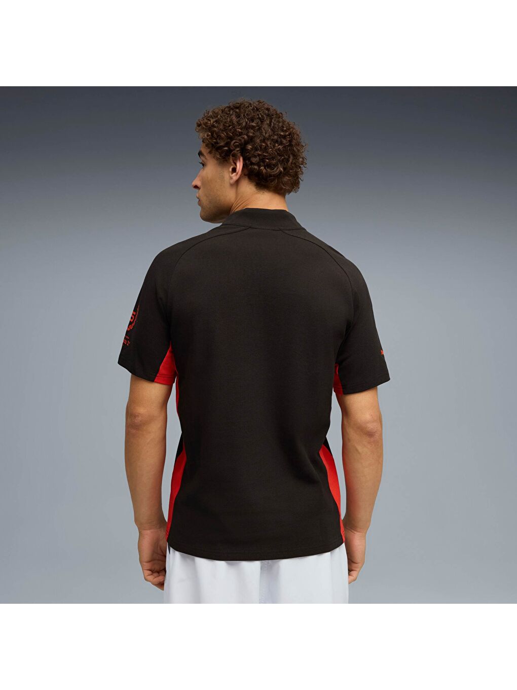 Siyah F1® 75yrs Erkek Standart Kesim Polo-2