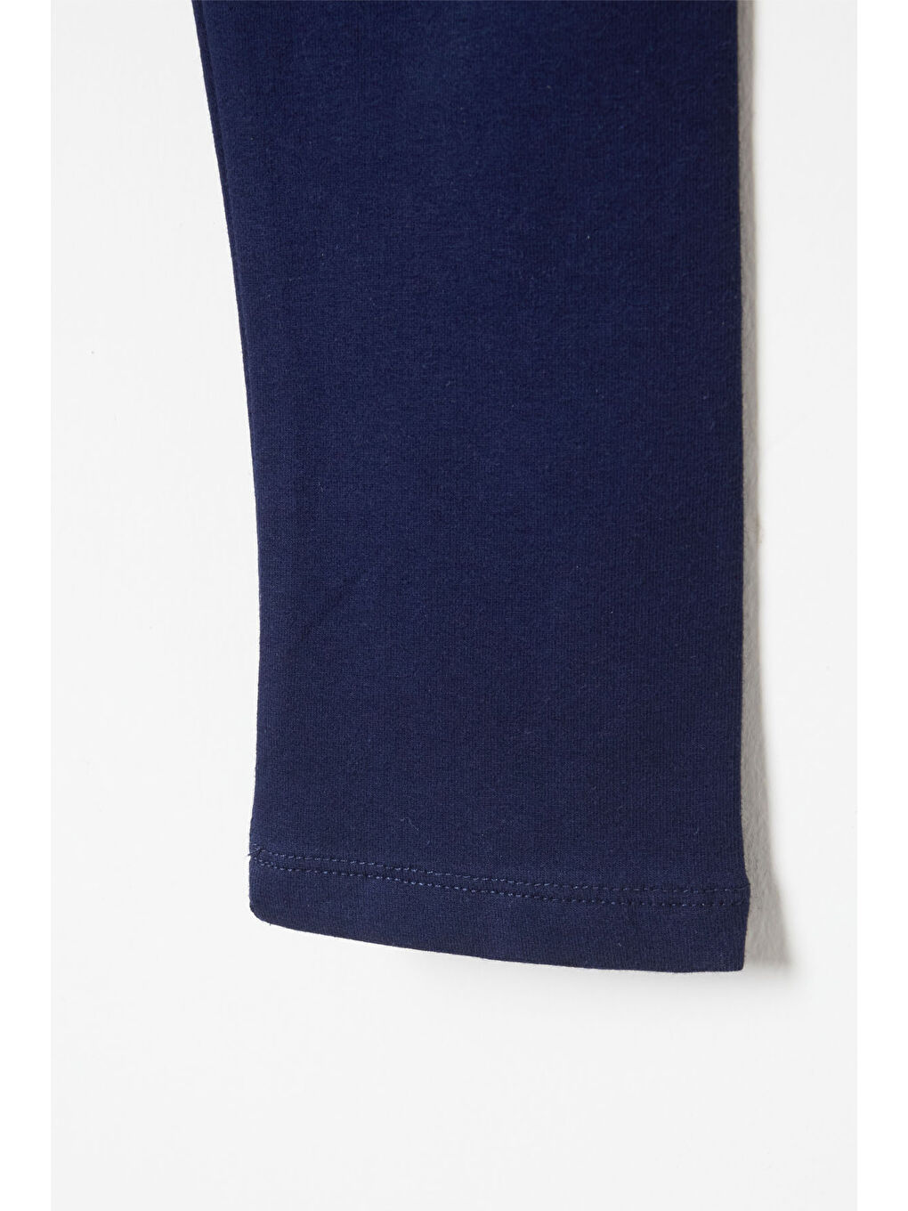 Lacivert Kız Çocuk Basic Şardonlu Tayt-2