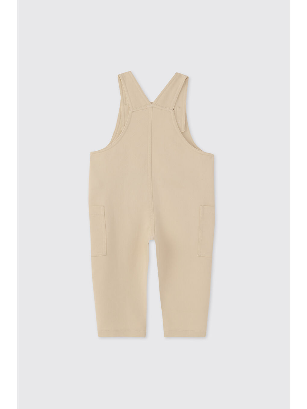 Erkek Bebek Bej Salopet-2