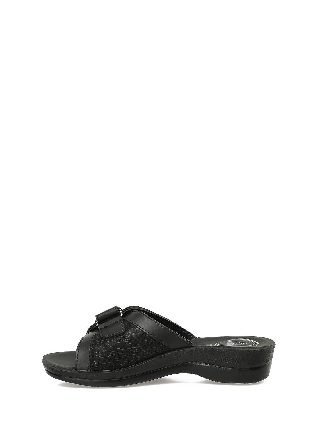 407011.Z5FX Siyah Kadın Ev Terliği-2