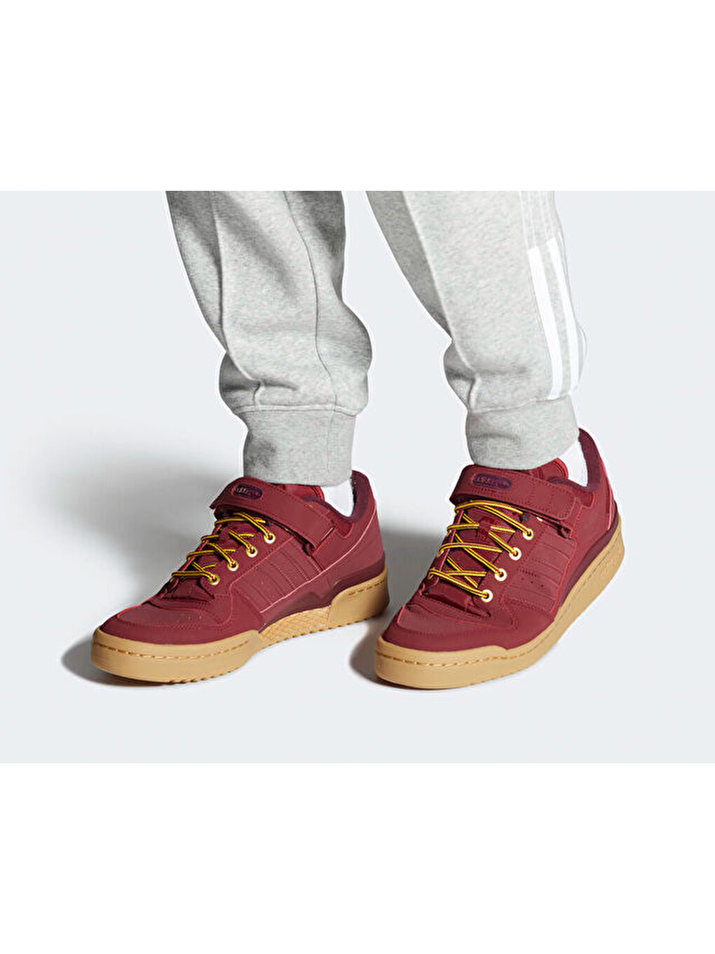 Forum Low Erkek Günlük Ayakkabı Gx7077 Bordo-1