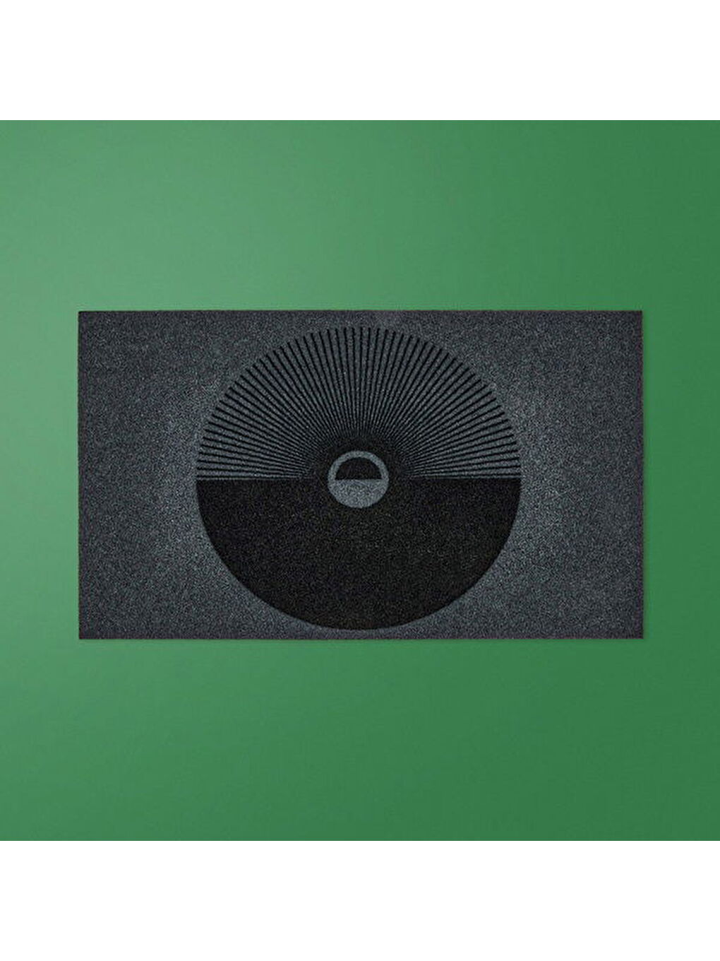 Paradoks Kapı Paspası - Gri / Siyah - 35x60 cm