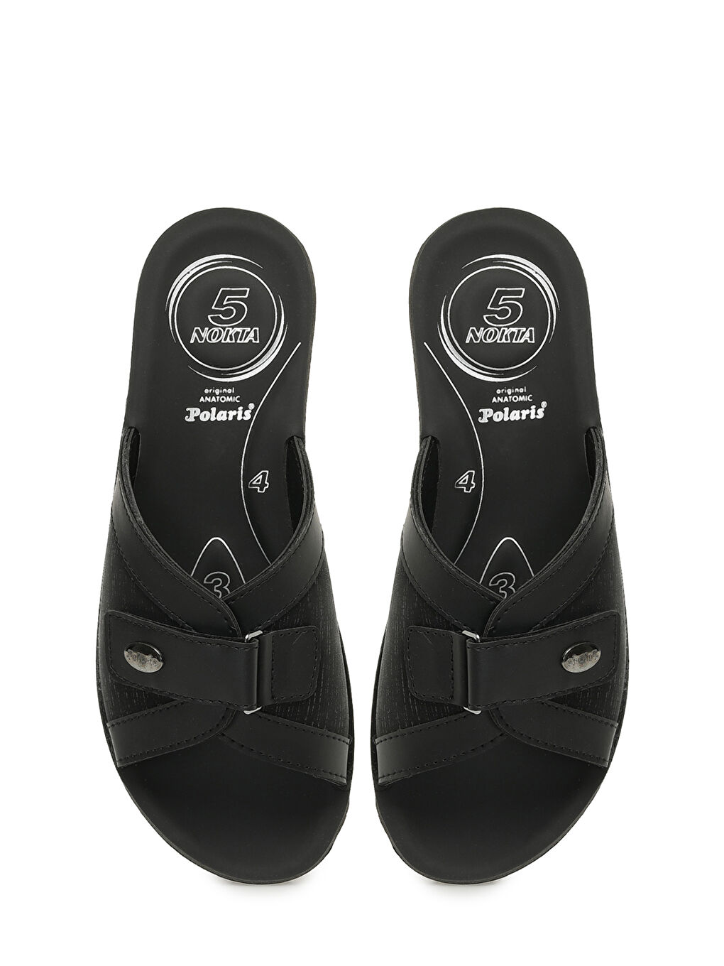 407011.Z5FX Siyah Kadın Ev Terliği-3