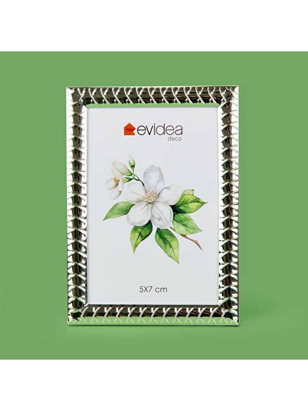 Gri Deco Juliet Metal Fotoğraf Çerçevesi - Silver - 13x18 cm