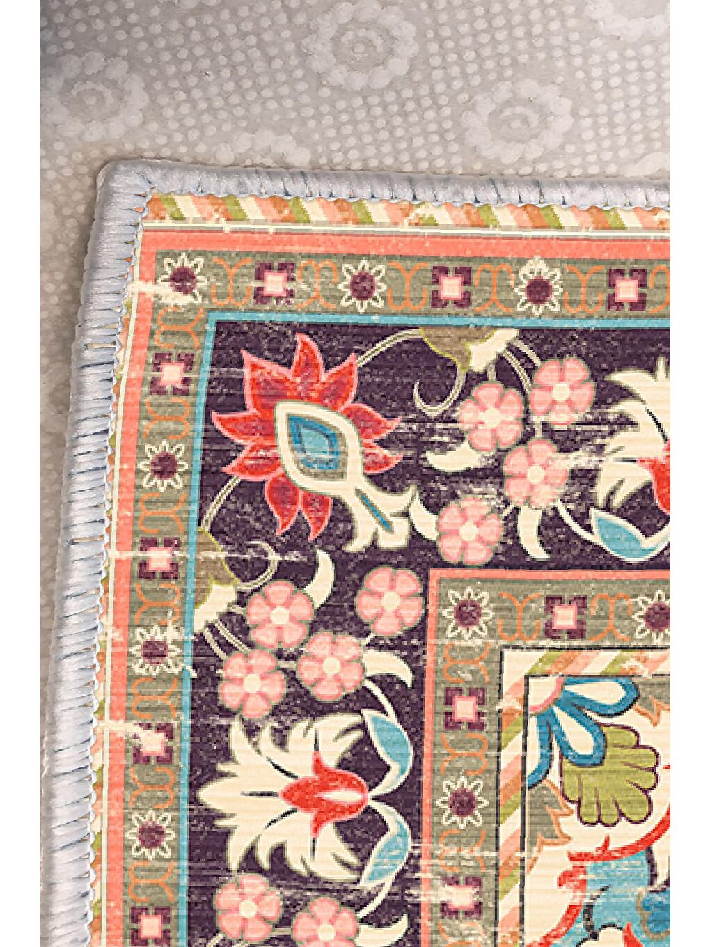 Karışık Dekoratif Özel Tasarım Modern Halısı 80x150 cm-2