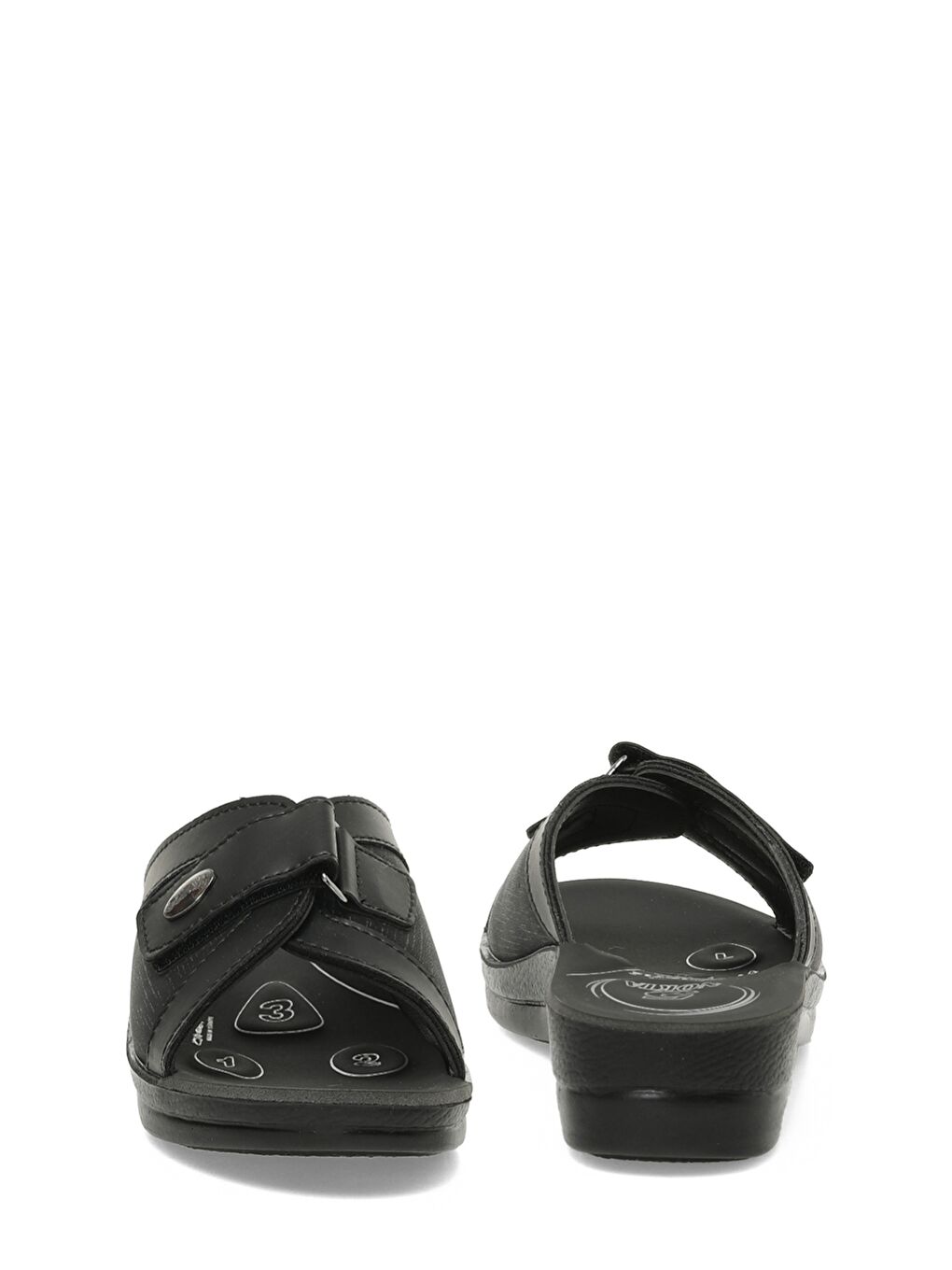 407011.Z5FX Siyah Kadın Ev Terliği-4