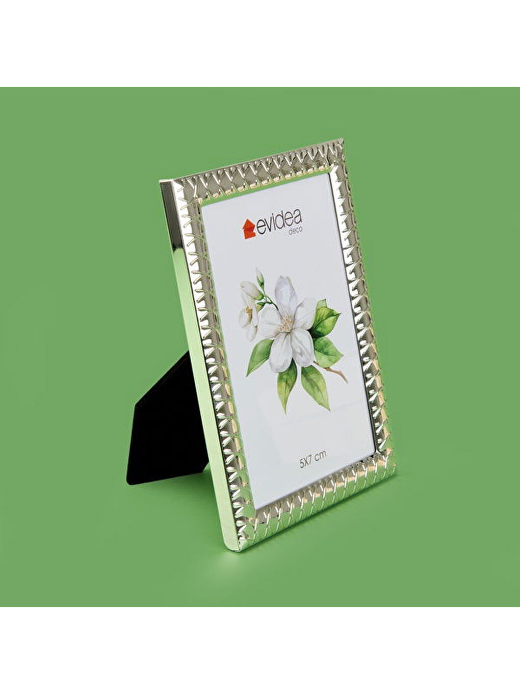 Gri Deco Juliet Metal Fotoğraf Çerçevesi - Silver - 13x18 cm-3